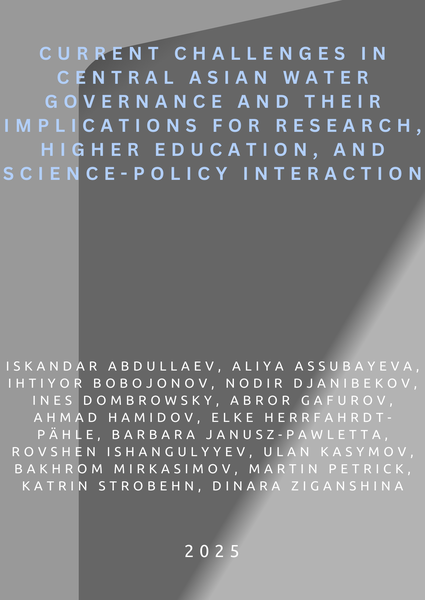Current challenges in Central Asian water governance and their implications for research, higher education, and science-policy interaction