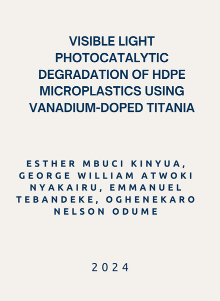 Visible light photocatalytic degradation